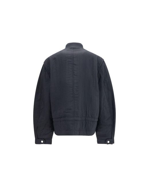 Isabel Marant Blue Modal Full-Length Jacket Clothing