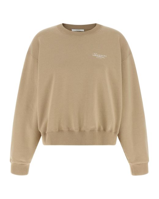 Givenchy Natural Logo Stamp Sweatshirt