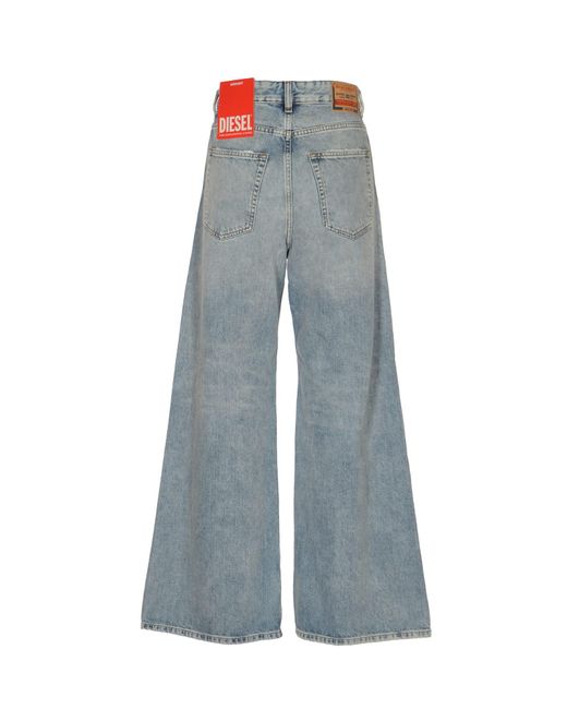 DIESEL Blue 1996 D-Sire Wide-Leg Jeans