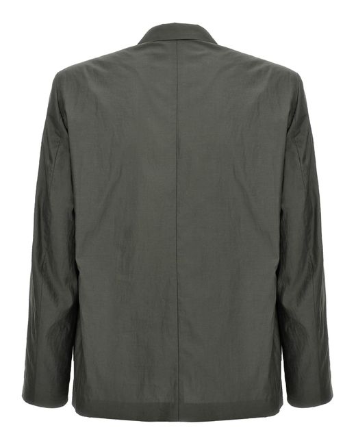 Lemaire Green Double-Breasted Jacket for men