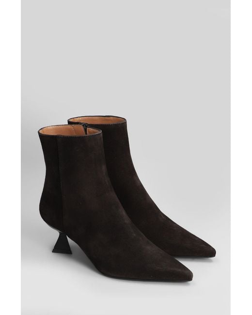 Roberto Festa Black Jina High Heels Ankle Boots