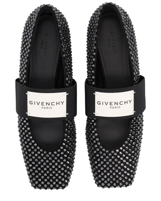 Givenchy Black Ballet Flats Calf Leather
