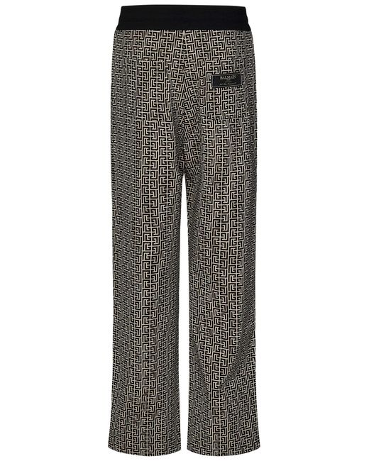 Balmain Gray Trousers for men