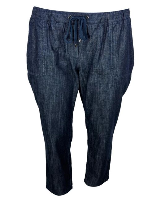 Lorena Antoniazzi Blue Trousers 79Co 21Pl
