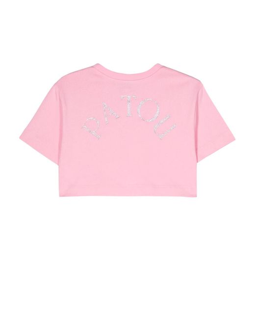 Patou Pink Organic Cotton T-Shirt