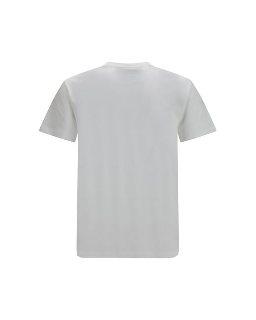 Valentino Gray Cotton Vlogo T-Shirt T-Shirts for men