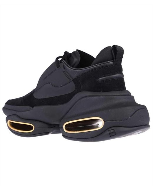 Balmain Blue Low-Top Sneakers
