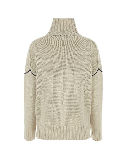 Woolrich Natural Sand Wool Sweater