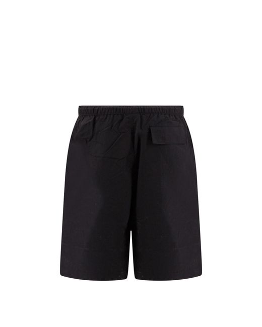 Marcelo Burlon Black Bermuda Shorts for men