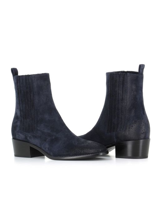 Sartore Blue Ankle Boot Sr4051