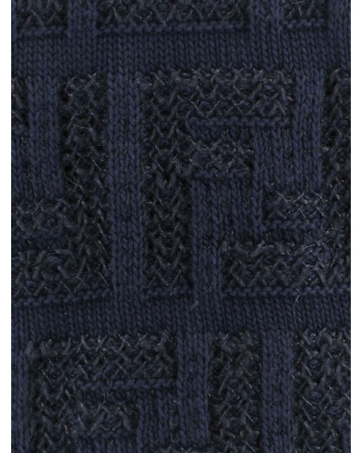 Fendi Blue Sweater for men