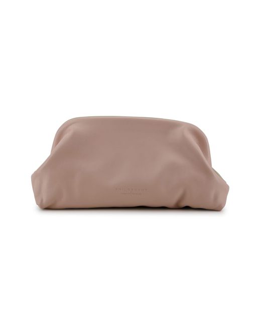 Philosophy Di Lorenzo Serafini Pink Lauren Leather Clutch Bag
