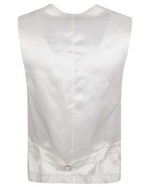 Miu Miu White Buttoned Vest