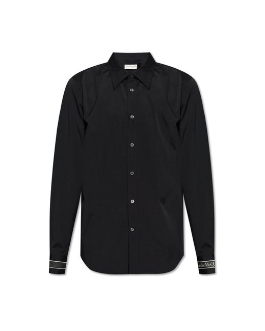 Alexander McQueen Black Cotton Shirt, for men