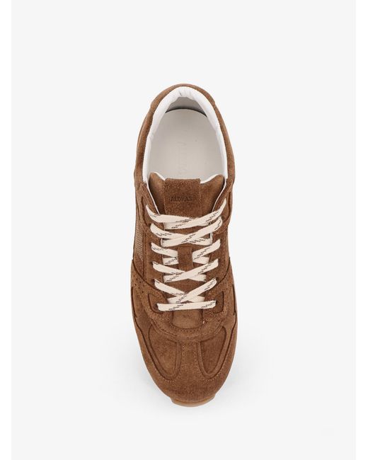 Alohas Brown Tb.56 Low-Top Suede Sneakers