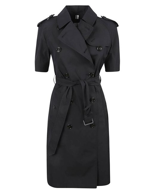 Burberry Black Tie-waist Double-breasted Trench