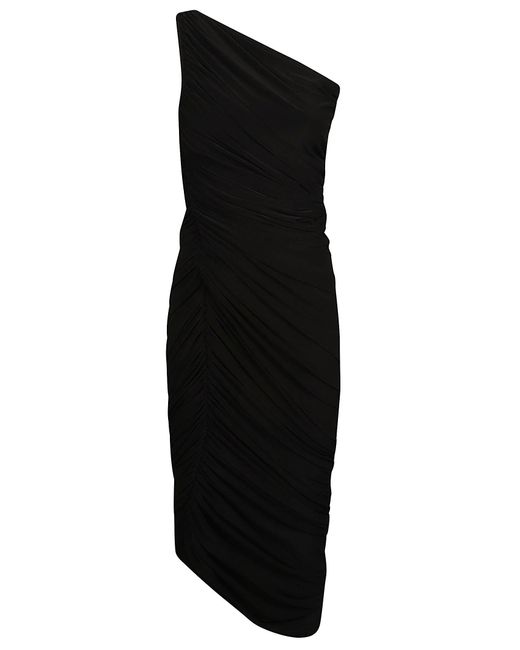 Norma Kamali Black Diana Gown Dress