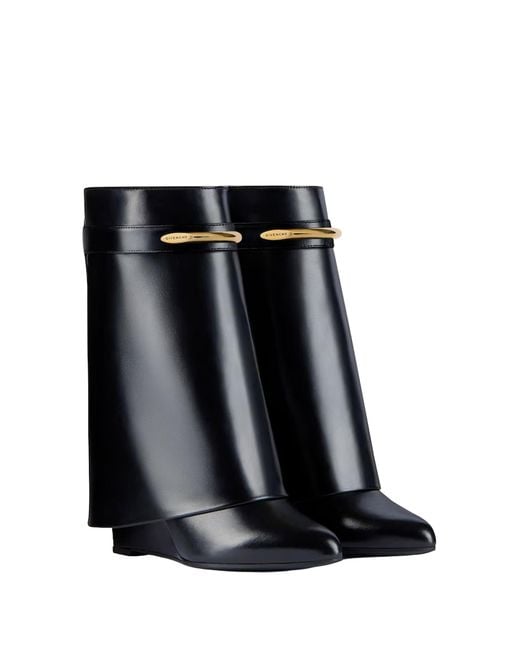 Givenchy Black Boots Calf Leather