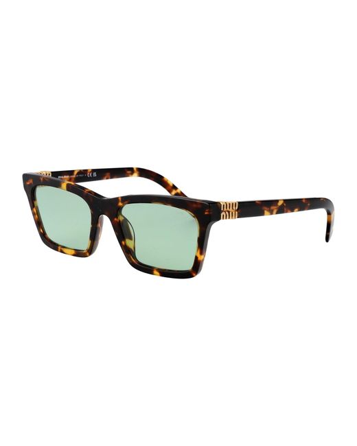Miu Miu Green Sunglasses