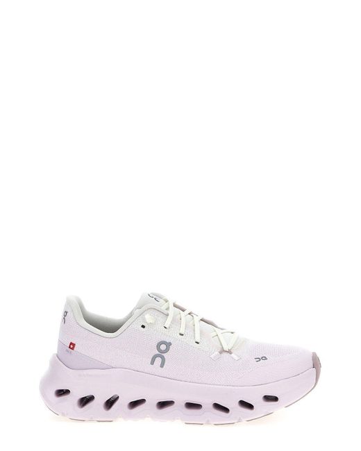 On Shoes White Cloudtilt Lace-Up Sneakers