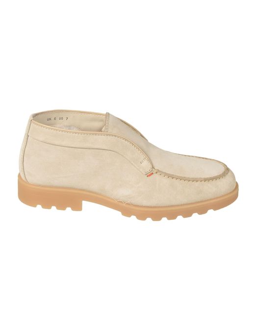 Santoni Natural Low-top Fitted Loafers for men