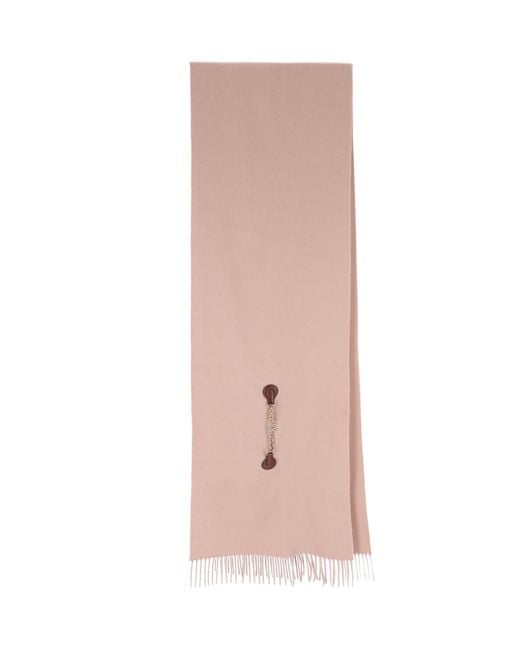 Chloé Pink Scarfs Wool