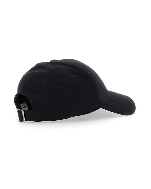 Saint Laurent Black Baseball Cap Cotton Hat for men