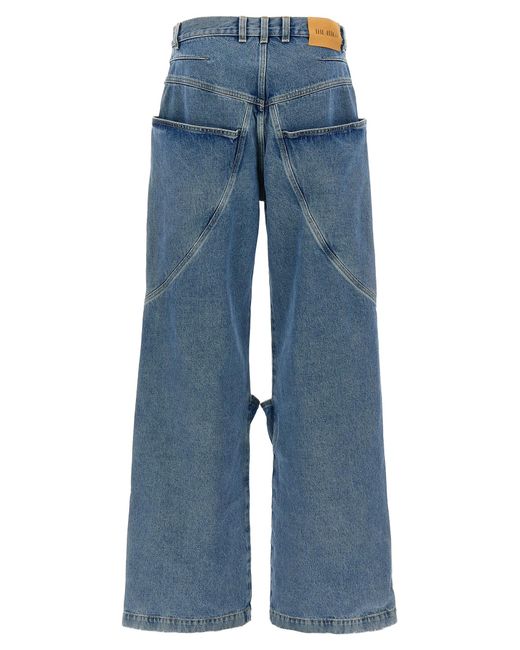 The Attico Blue Jeans