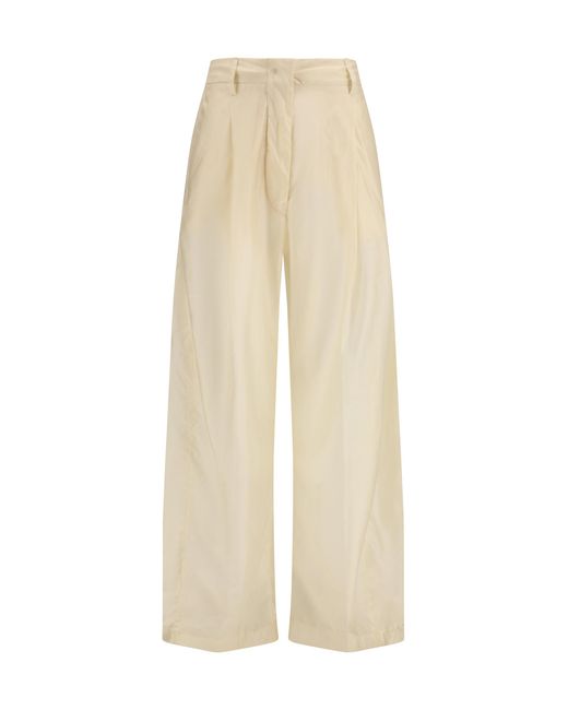 THE LATEST White Billie Pants Cotton