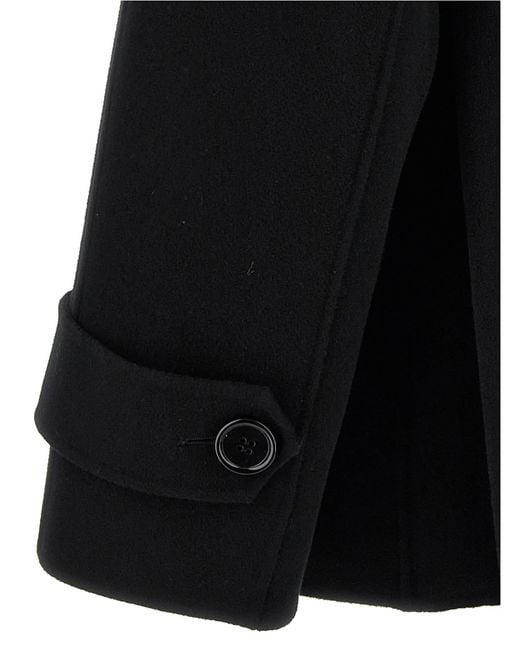 Max Mara Black 'Louis' Short Coat