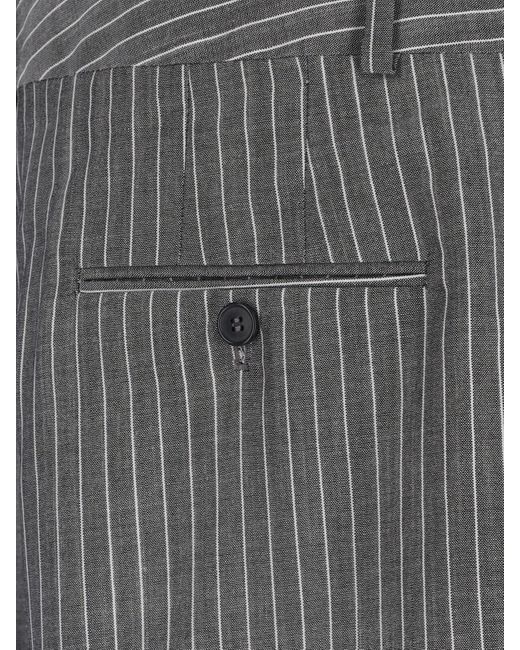 Hed Mayner Gray Wide Pants for men