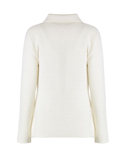 Gucci White Cotton Cardigan Cardigans