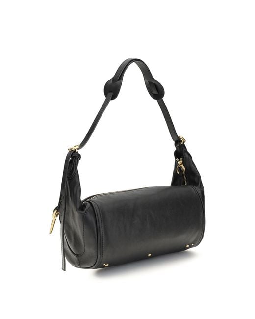 Chloé Black Small Paddington Shoulder Bag Calf Leather Bos Taurus
