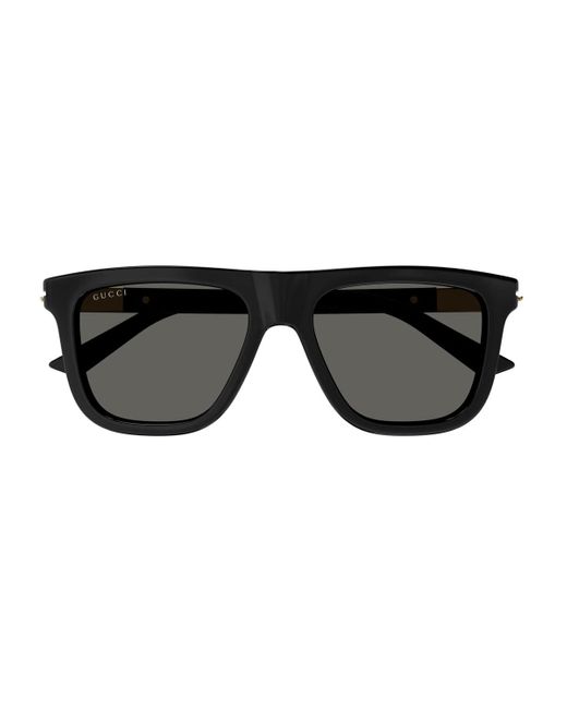 Gucci Black GG1502S Linea Web Sunglasses for men