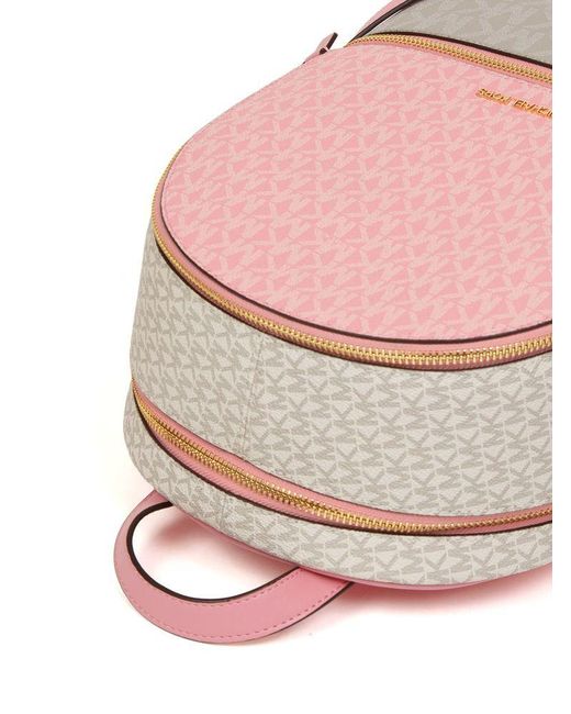 Michael Kors Pink Backpack Polyvinyl Chloride Bags Backpacks