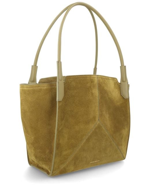 Victoria Beckham Green Victoria Small Bag Leather Handbags