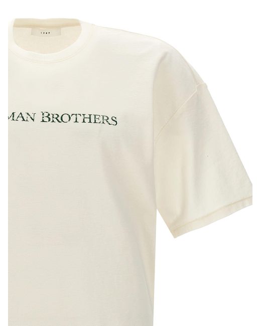 1989 STUDIO White Lehman Brothers T-Shirt for men