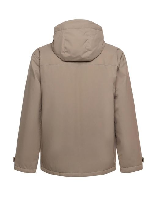 Fay Brown Casual Hooded Jacket for men