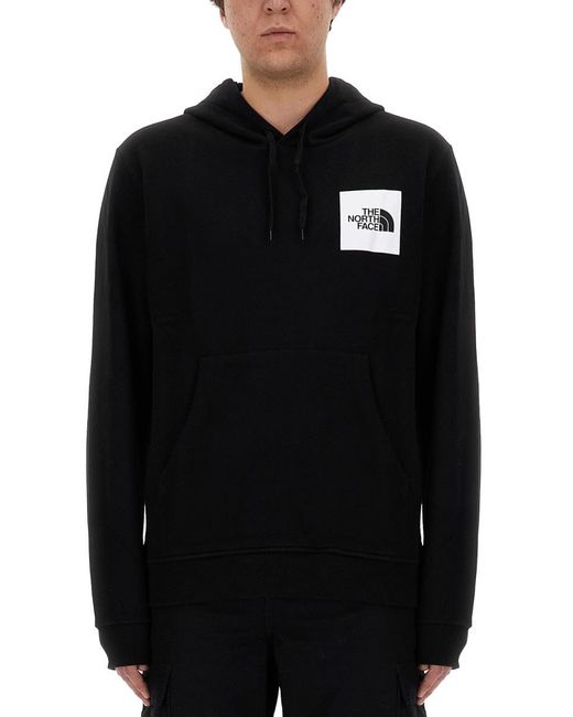 The North Face Black Sweatshirt With Logo for men