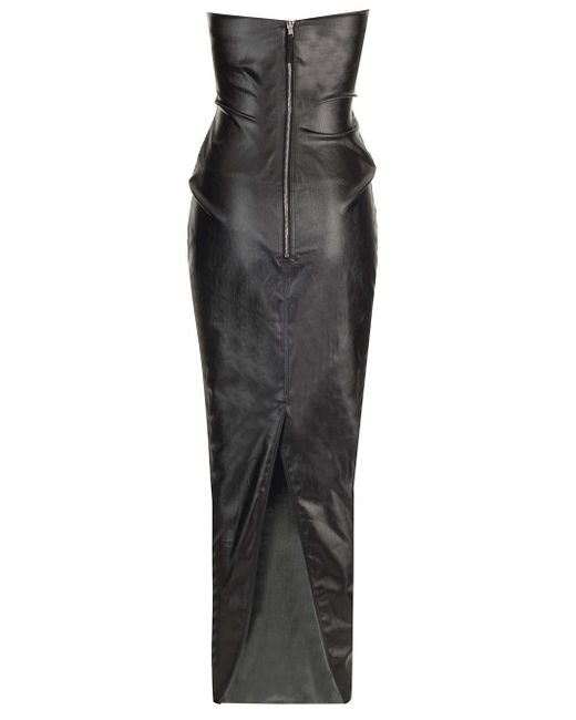 Rick Owens Prong Maxi Dress in Gray | Lyst