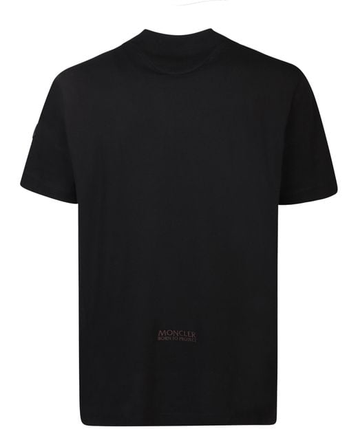 Mens black moncler t hotsell shirt