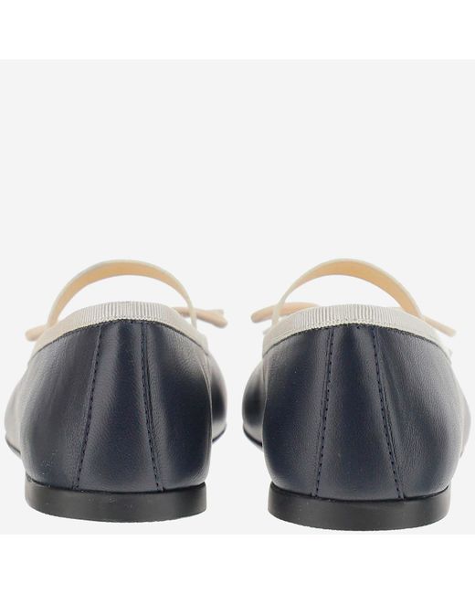 Gucci Blue Ballet Flats Lambskin Ballerinas