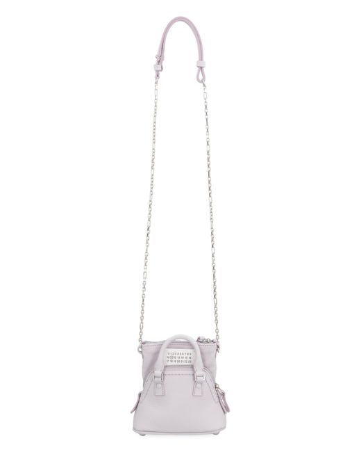 Maison Margiela Purple 5Ac Classique Baby Leather Crossbody Bag Calf Shoulder
