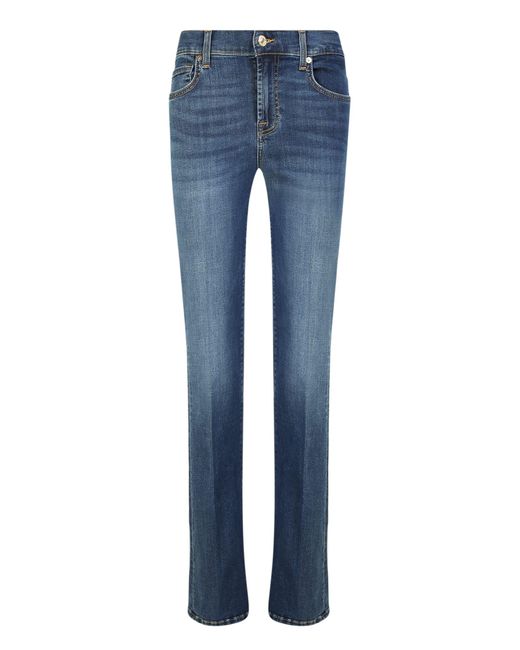 7 For All Mankind Bootcut Bair Eco Duchess in Blue | Lyst