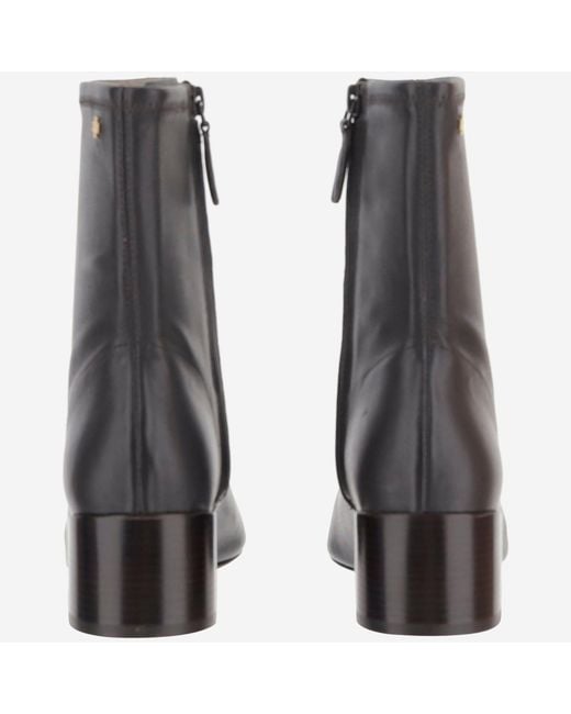 Tory Burch Black Leather Ankle Boots