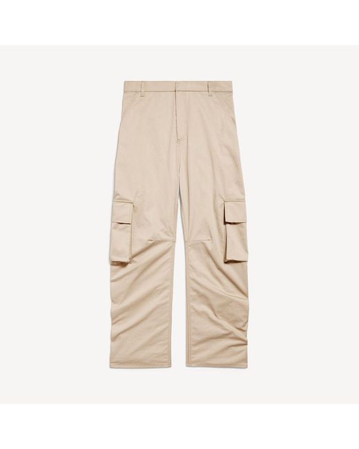 Balenciaga Natural Balenciaga Ballroom Cargo Pants