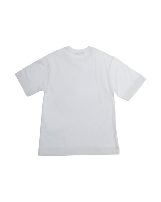 Marni Blue Kids T-Shirt Front Print Cotton T-Shirts for men