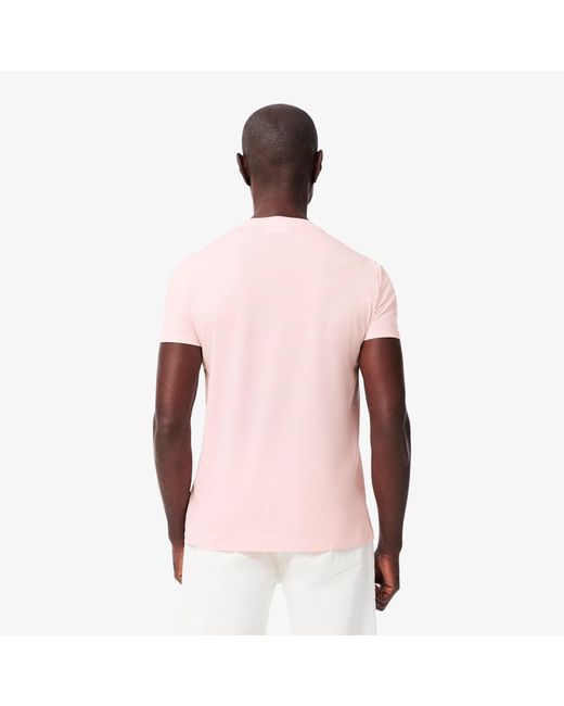 Lacoste Pink Tshirt for men