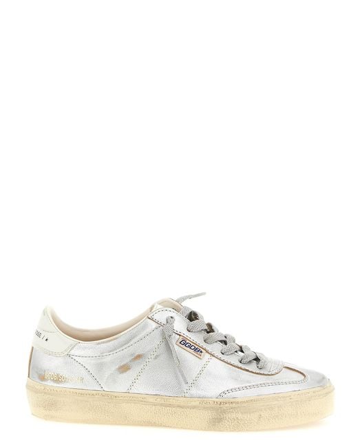Golden Goose Deluxe Brand White Lace Up Sneakers