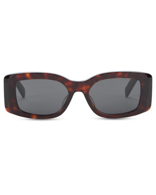Céline White Sunglasses Triomphe Xl Acetate